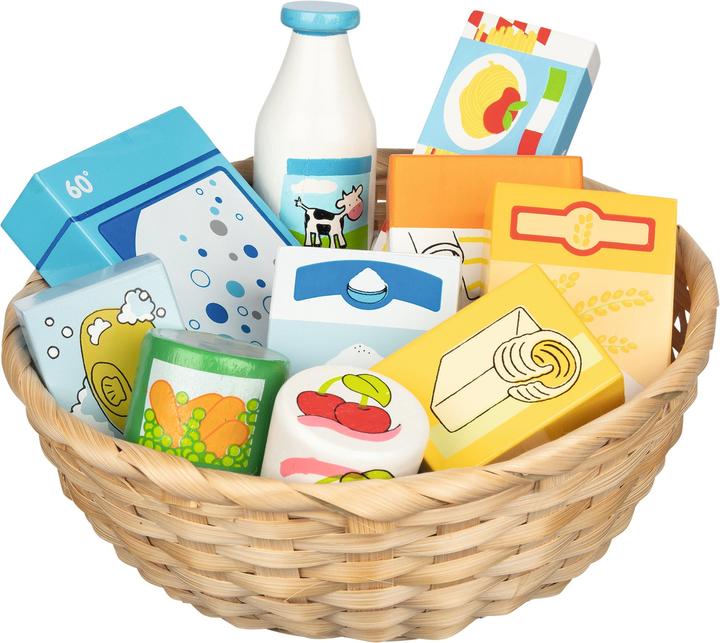 Actual product image Goki Shop Miniatures in a Basket