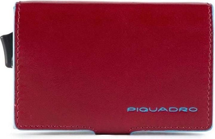 Piquadro Blue Square - Doppeltes Kreditkartenetui mit Schiebesystem