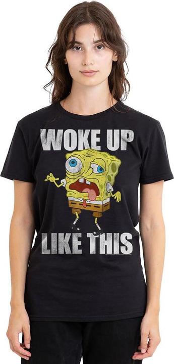 Produktbild Spongebob Squarepants Woke Up Like This Meme TShirt (XL)