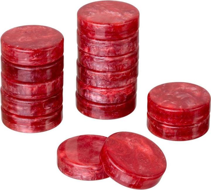 Actual product image Philos Backgammon game pieces tournament (German)