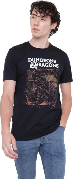 Actual product image Dungeons & Dragons Mens Sketch T-Shirt (4XL)
