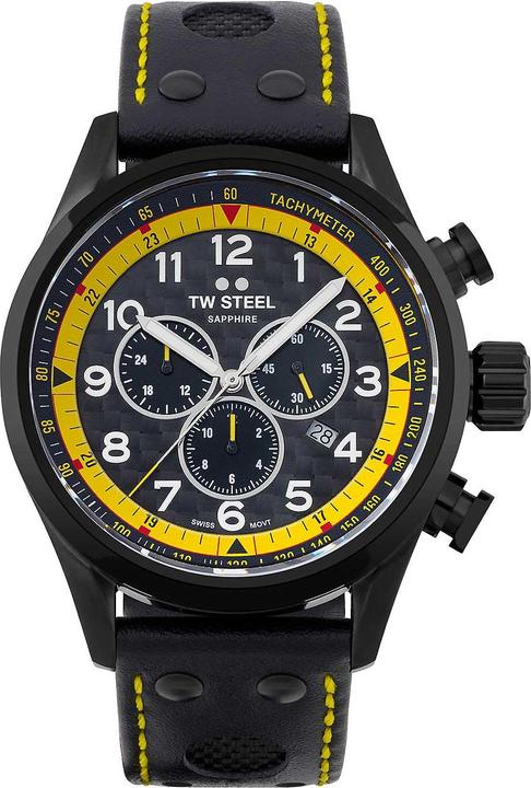 Produktbild TW-Steel TW Steel SVS301 Coronel WTCR Special Edt Chronograph Herrenuhr 48mm 10ATM (Chronograph)