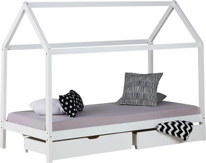 Actual product image Jamb Children's bed with drawers 90x200cm white (90 x 200 cm)