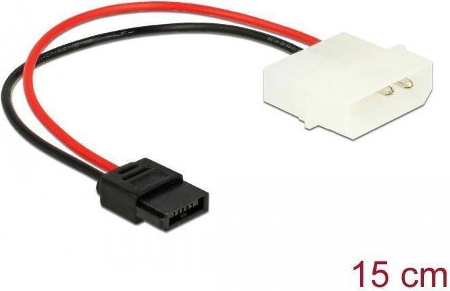 Produktbild Delock Netzteil Slimline SATA Leistung (R) bis interne Stromversorgung, 4-polig (S)