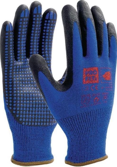 Produktbild Fitzner Nitril-Feinstrickhandschuh NI-Thermo Gr.9 blau EN388,EN407,EN511 PSA II PRO FIT (9)