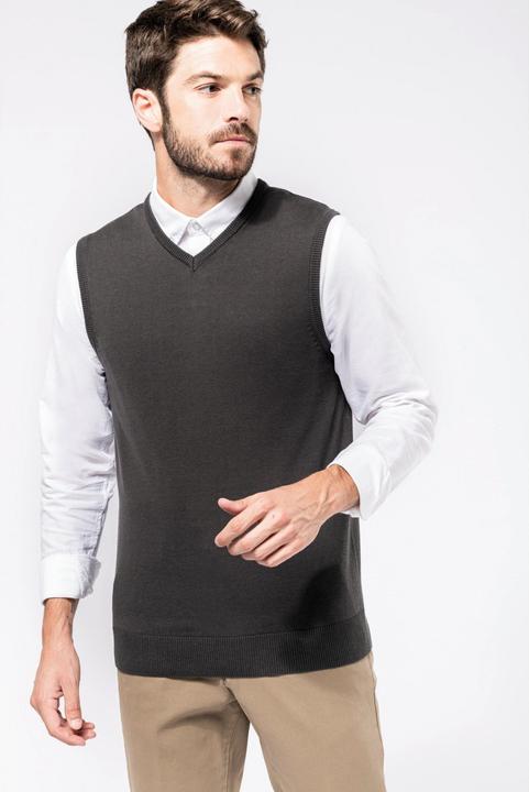 Produktbild Kariban Pullover mit V-Ausschnitt ohne Ärmel (4XL)