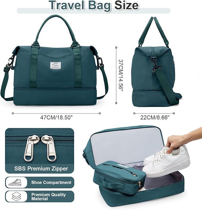 Produktbild Only-Bags.Store 3pcs Reisen mit einem grossen Carry-on Tasche, eine Sport-Tasche, und eine wasserdichte Gepäck