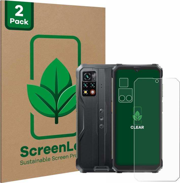 Productafbeelding ScreenLeaf Beschermfolie duurzame screenprotector screenprotector folie helder transparant (2 Stuk, Blackview BV9200)