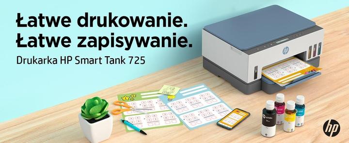 Produktbild HP 725 Thermal Inkjet DPI pro Minute WLAN (Thermodirekt, Farbe)