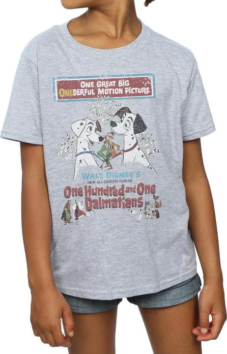 Image du produit Disney - T-shirt DALMATIANS RETRO POSTER - Fille (128)