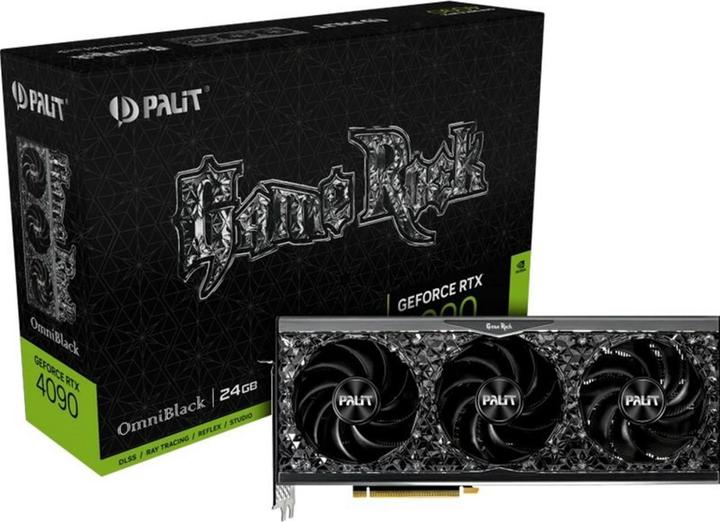 Actual product image Palit GeForce RTX 4090 GameRock OmniBlack 24GB (24 GB)