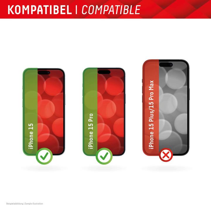Produktbild Displex Smart Glass (1 Stück, Apple iPhone 15 Pro, Apple iPhone 15)