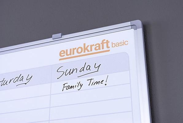 Immagine prodotto eurokraft basic Agenda settimanale, neutra (900 x 600 mm)