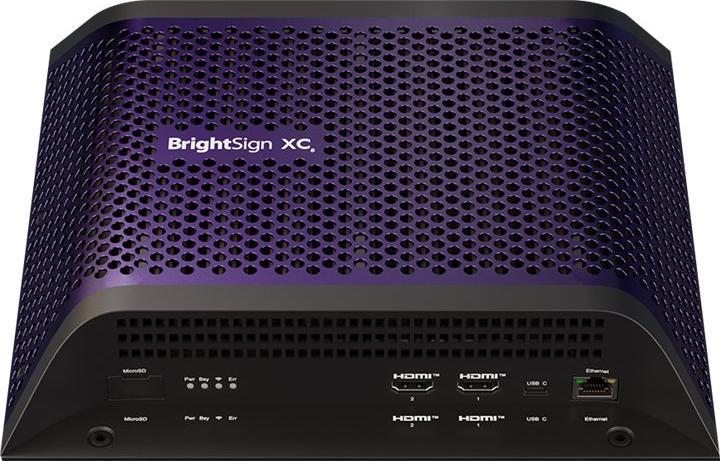 BrightSign XC2055 Digital Signage Media Player (8K Player, 4x HDMI Out, Elite HTML, 3D Graphics, Web