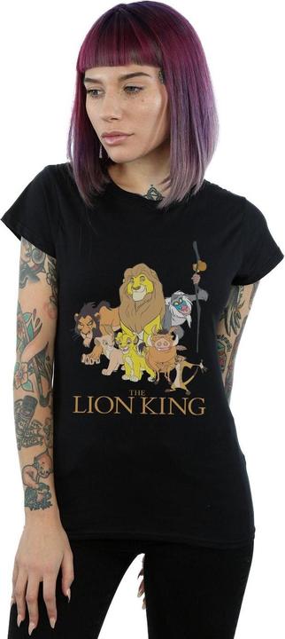 Actual product image Disney Womens/Ladies The Lion King Group Cotton T-Shirt (L)