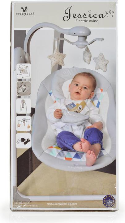 Produktbild Moni Cangaroo Babywippe elektrisch Jessica