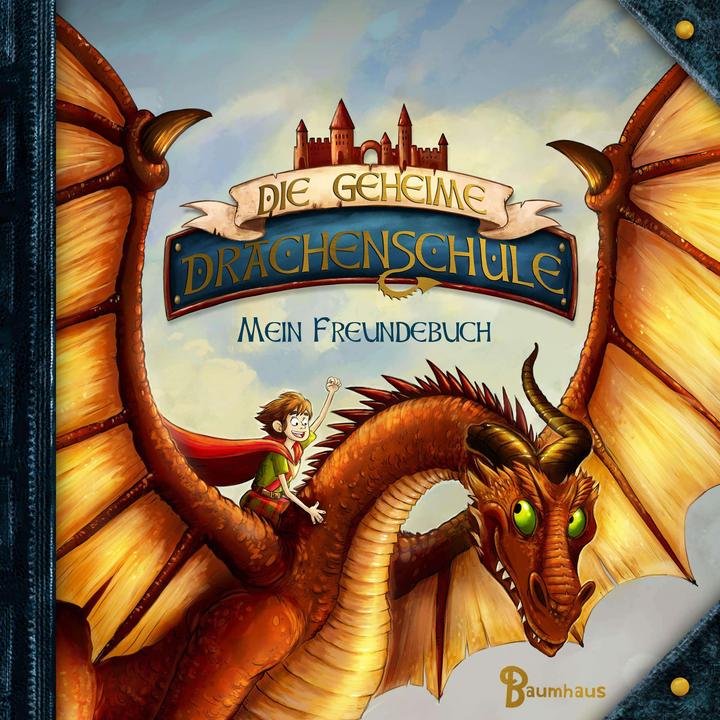 Actual product image Die geheime Drachenschule - Mein Freundebuch (German, Emily Skye, Pascal Nöldner, 2023)