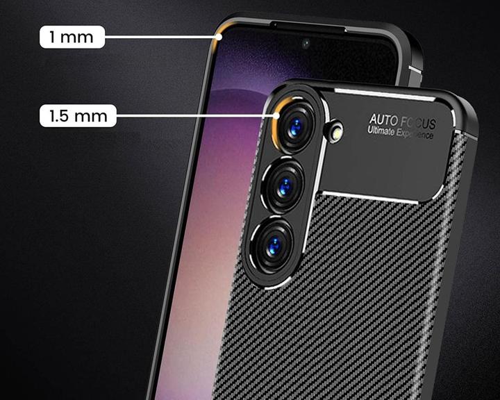 Actual product image Screenguard Carbon Design TPU Case (Samsung Galaxy S23+)