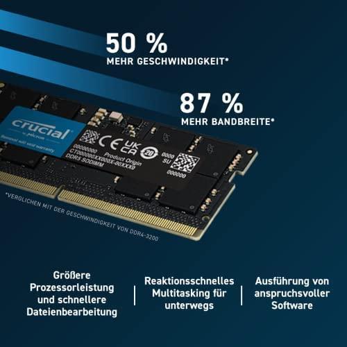 Actual product image Crucial CT2K32G48C40S5 (2 x 32GB, 4800 MHz, DDR5 RAM, SO-DIMM)