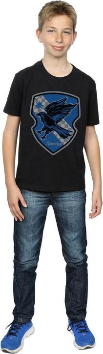 Actual product image Boys Ravenclaw Crest Flat T-Shirt (116)