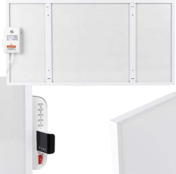 Actual product image Cronos Synthelith Pro CRP-600TWP 600W grey infrared heater with WiFi and remote control (600 W)