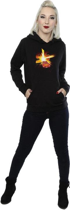 Immagine prodotto Disney Cars Lightning McQueen Burst Felpa con Cappuccio Donna (XL)
