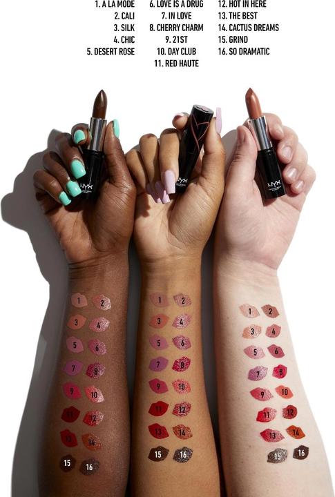Actual product image NYX Professional Make-Up Shout Loud Satin (1 A La Mode)