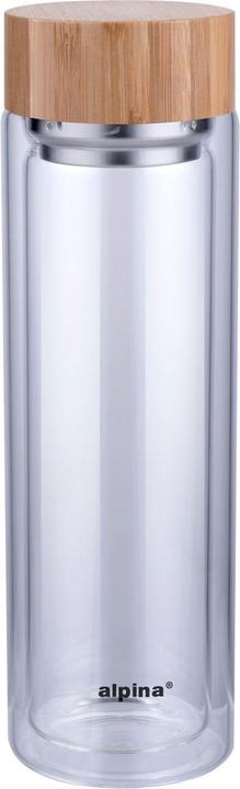 alpina Set of 2 vacuum flasks with integrated tea strainer (0.45 l)