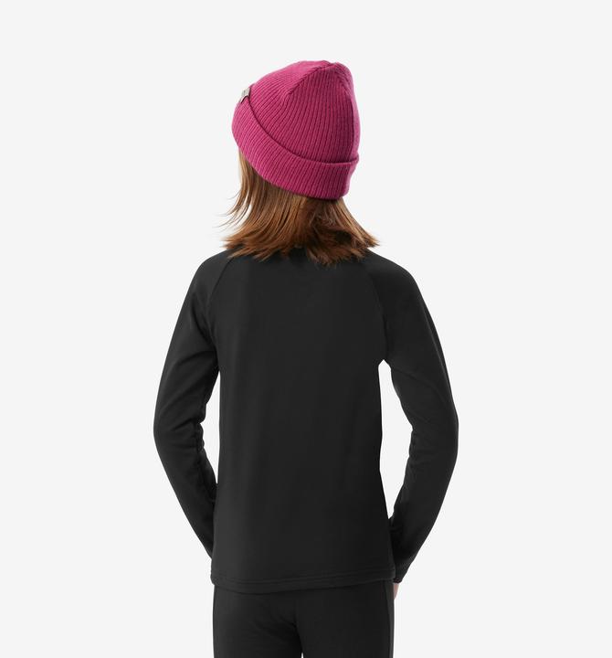 Actual product image Wedze Ski underwear functional shirt for children - BL 500 black (146)
