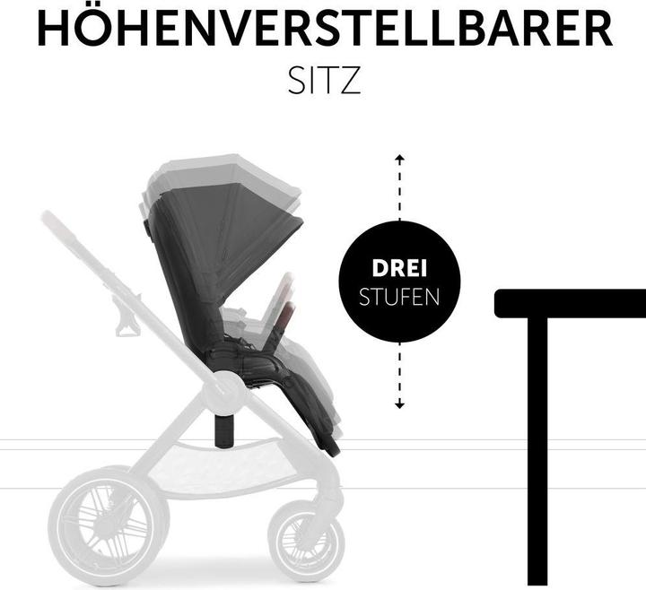 Produktbild Hauck 4in1 Kinderwagen-Set Walk N Care Air Trio Kinderwagen 3 in 1