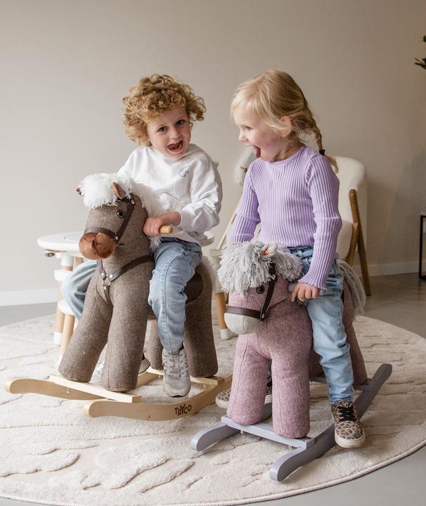 Actual product image Tryco Baby Schaukelpferd gross Grau