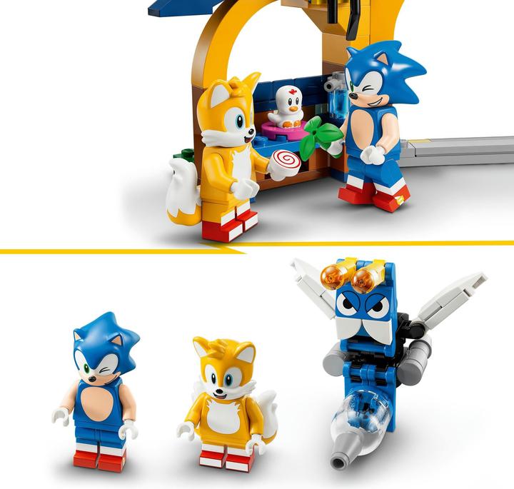 Immagine prodotto LEGO L'aereo tornado di Tails con officina (76991, LEGO Sonic)