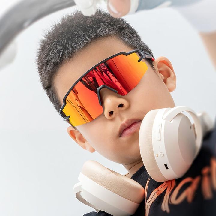 Actual product image Rockbros Other goods Kids Cycling Glasses, Polarized, UV Protection, Children's - White (Polarised glass)