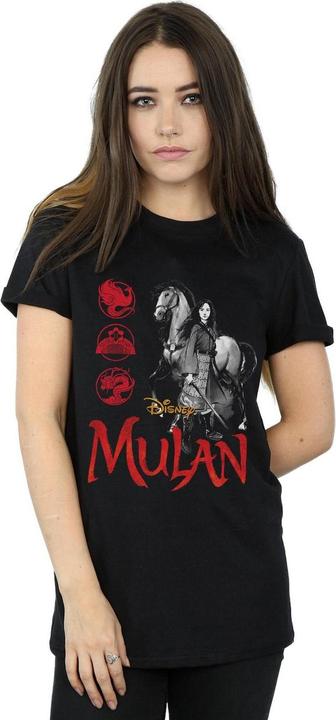Immagine prodotto Disney Mulan Movie Horse Pose Maglietta Ampia Donna (4XL)