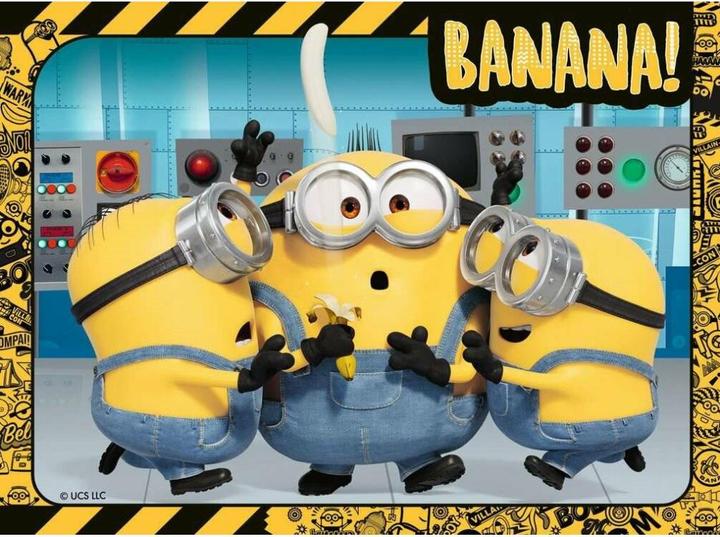 Actual product image Ravensburger Puzzle 4 in a box - Minions (24 pieces)