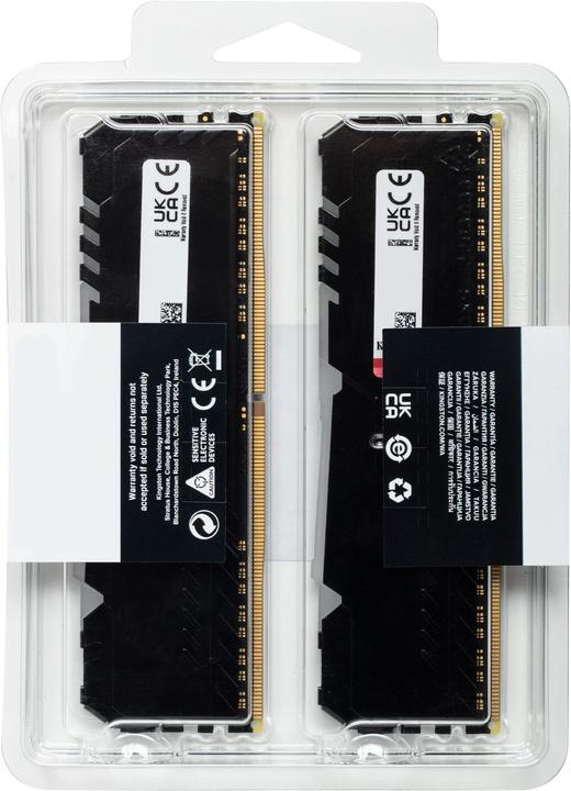 Actual product image Kingston FURY Beast RGB (2 x 32GB, 3600 MHz, DDR4-RAM, DIMM)