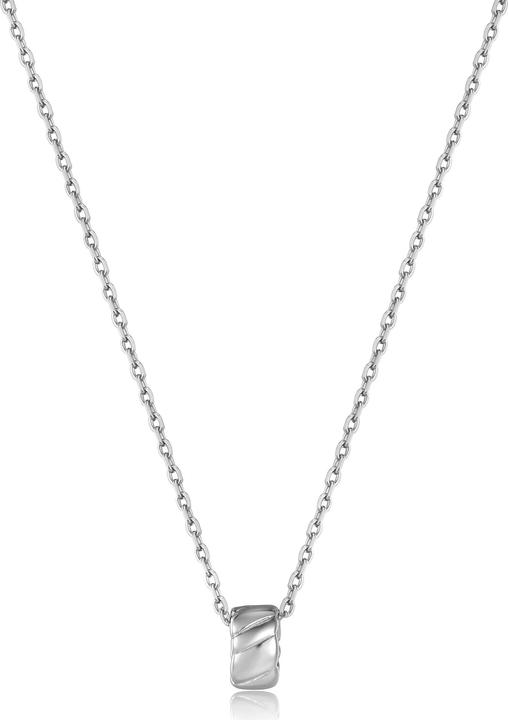 Actual product image Ania Haie N038-03H Smooth Twist Ladies Necklace, adjustable (925 silver, 45 - 50 cm)