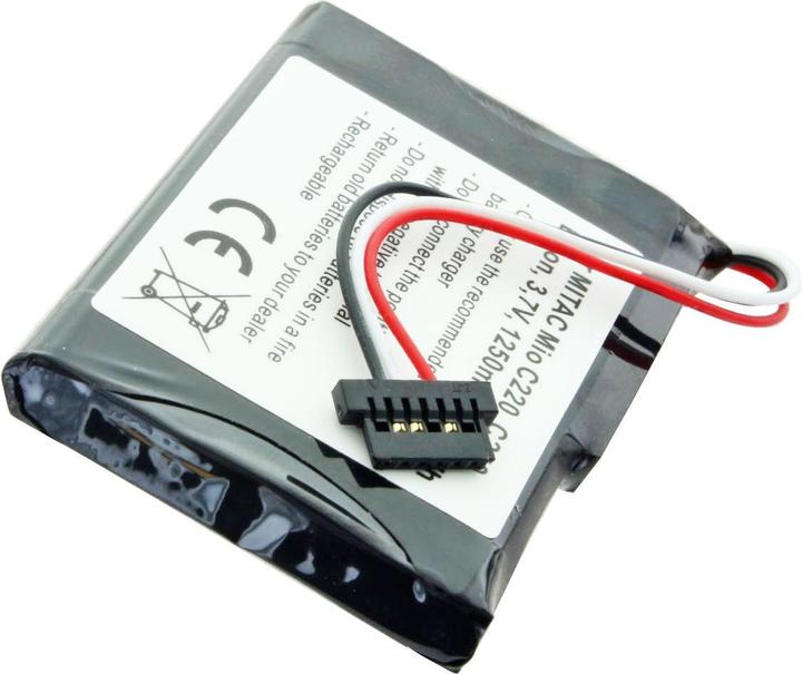 Actual product image AccuCell Battery Mitac Mio C220, C230, C250, PNA3040
