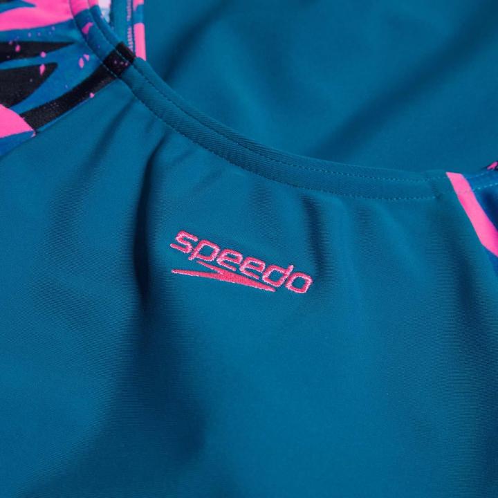 Actual product image Speedo Girls Muscleback One Piece Swimsuit (116)