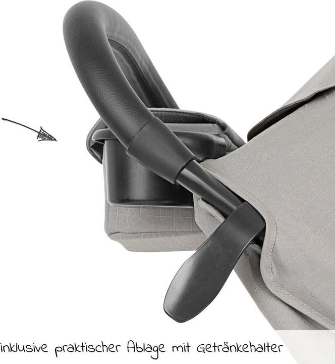 Actual product image Joie Litetrax Pro Air incl. raincover Pebble