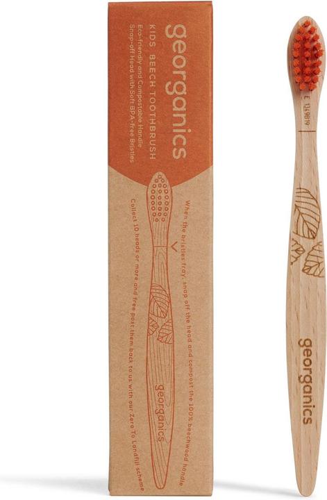 Georganics Spazzolino da denti in faggio (Morbido, 1 x)