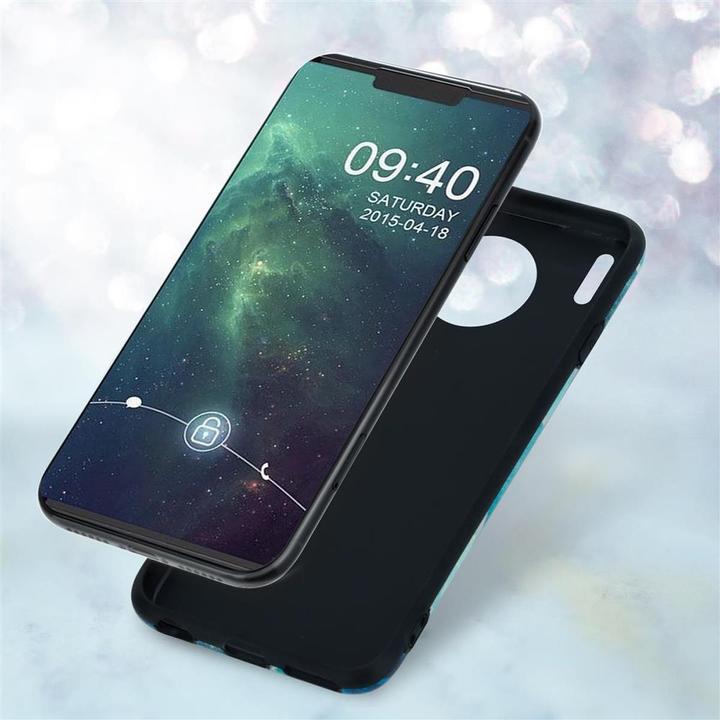 Actual product image Cadorabo IMD TPU Colorful Marble Cover (Mate 30)