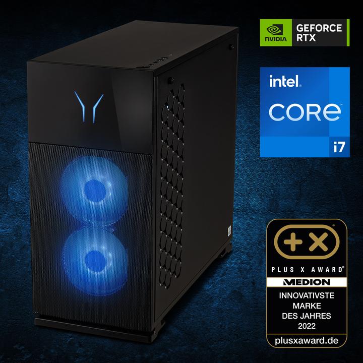 Produktbild Erazer Hunter X30 (Intel Core i7-14700KF, 32 GB, 1000 GB, GeForce RTX 4080 SUPER)