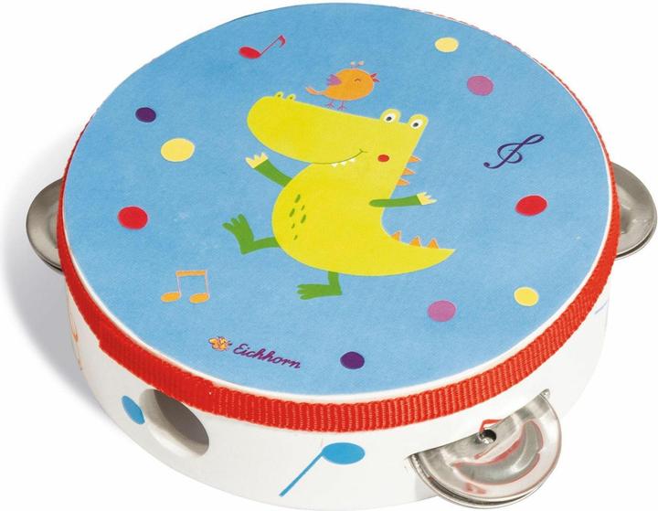 Actual product image Eichhorn Music tambourine (German, French, Italian, English)