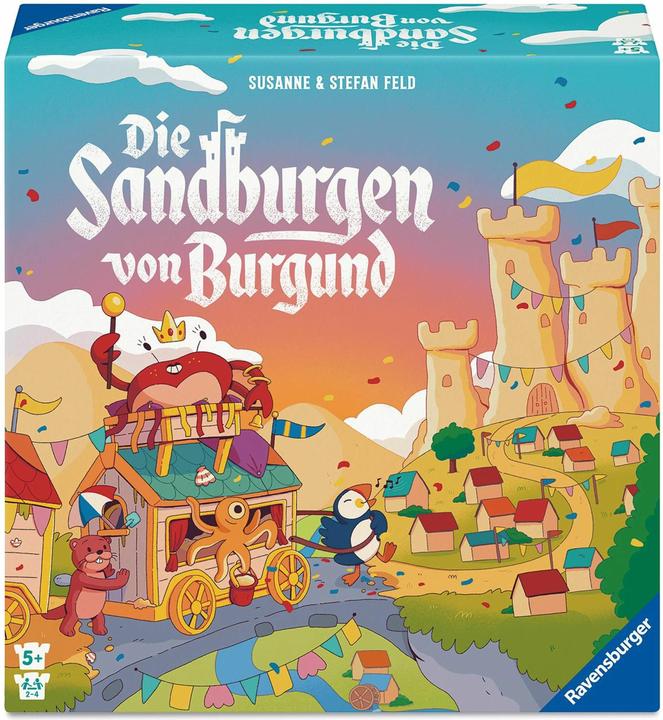 Actual product image Ravensburger 24687 The sandcastles of Burgundy - children's game for ages 5 and up for 2-4 people (German)