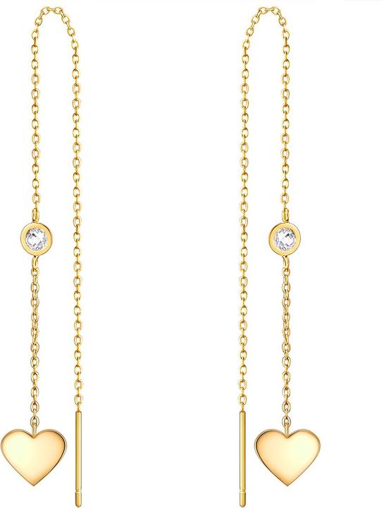 Eastside Damen Herz Edelstahl Preciosa gelbgold - 29802 (Edelstahl)