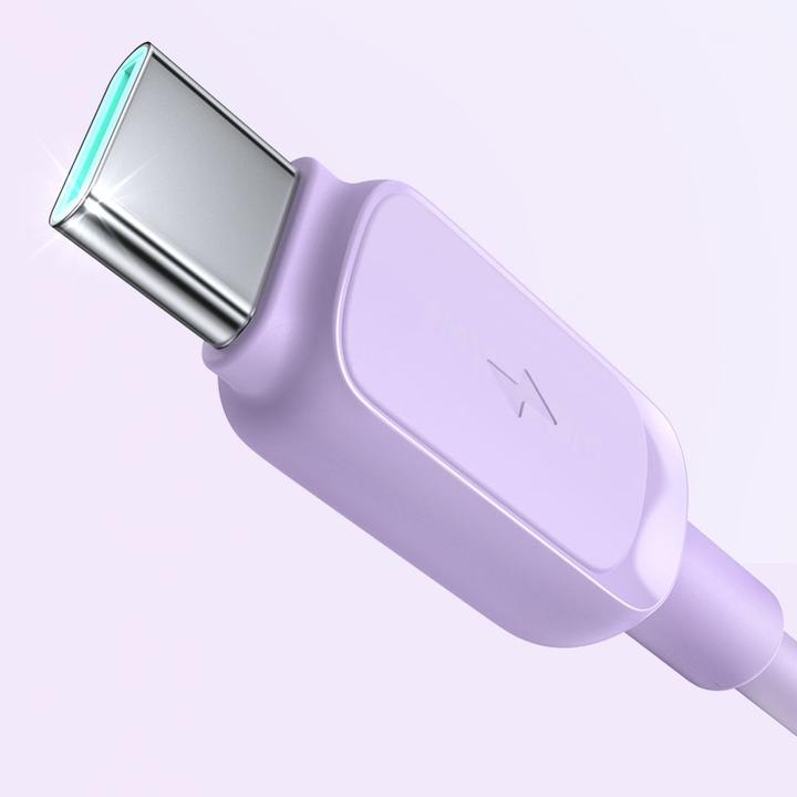 Immagine prodotto Joyroom Cavo USB-A - USB-C Color Series 3A, 1,2 m - Viola (1.20 m)