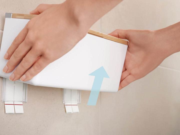 Immagine prodotto tesa Scatola portaoggetti BABOO con coperchio, media con soluzione adesiva senza forare