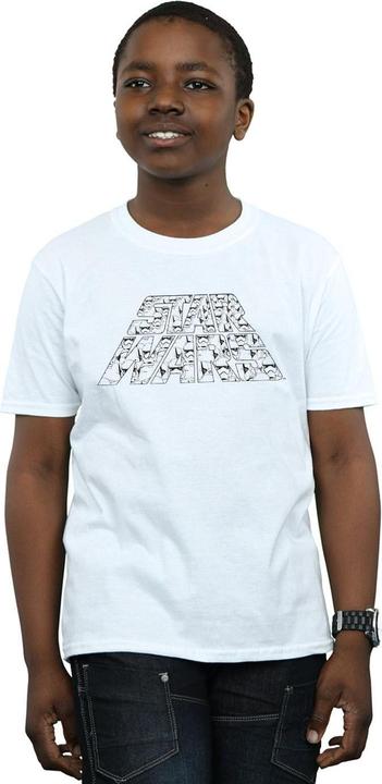 Immagine prodotto Star Wars The Rise Of Skywalker Trooper Filled Logo Maglietta Ragazzi (128)