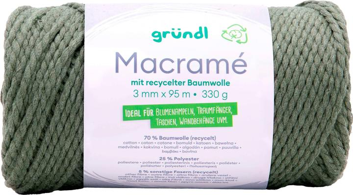 Actual product image Gründl Cotton cord "Macramé", 3 mm, 95 m (95 m)